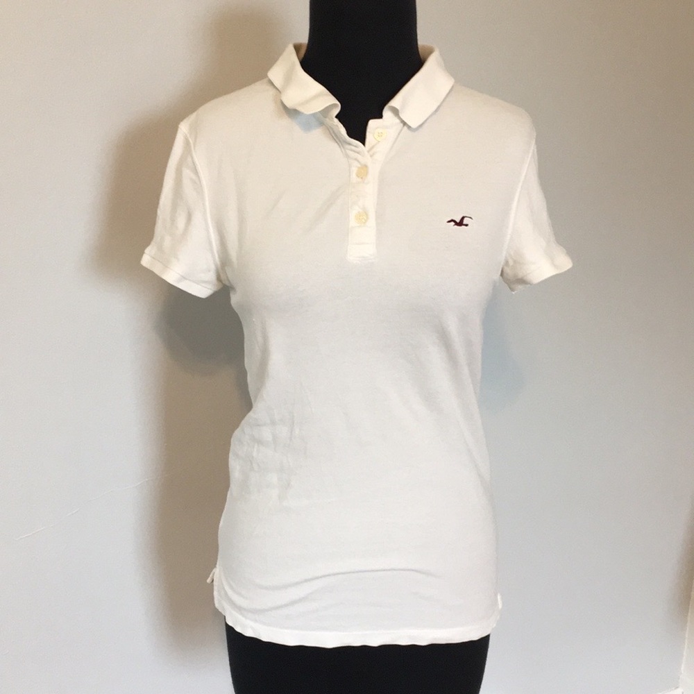 White Hollister Polo, L